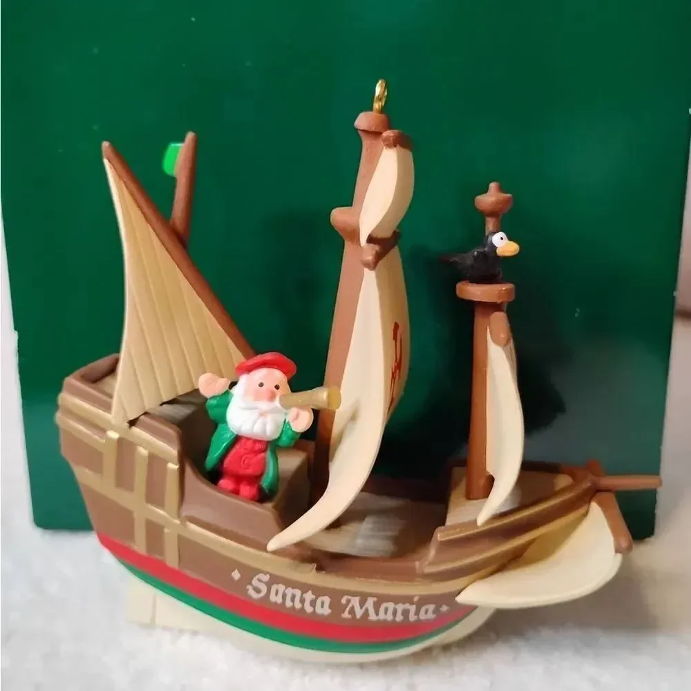 1992 Santa Maria Hallmark Ornament